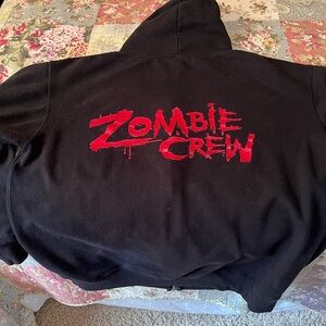 Universal Studios Halloween Horror Nights Black Zip-Up Hoodie